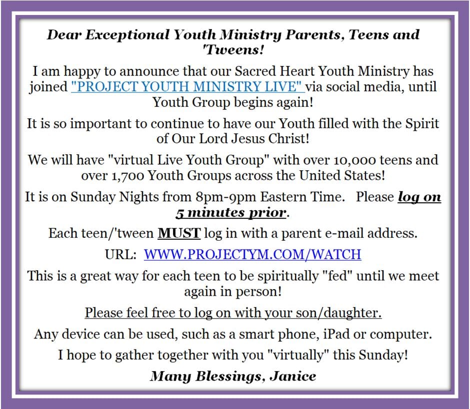 20200327 YM Project Ministry Online